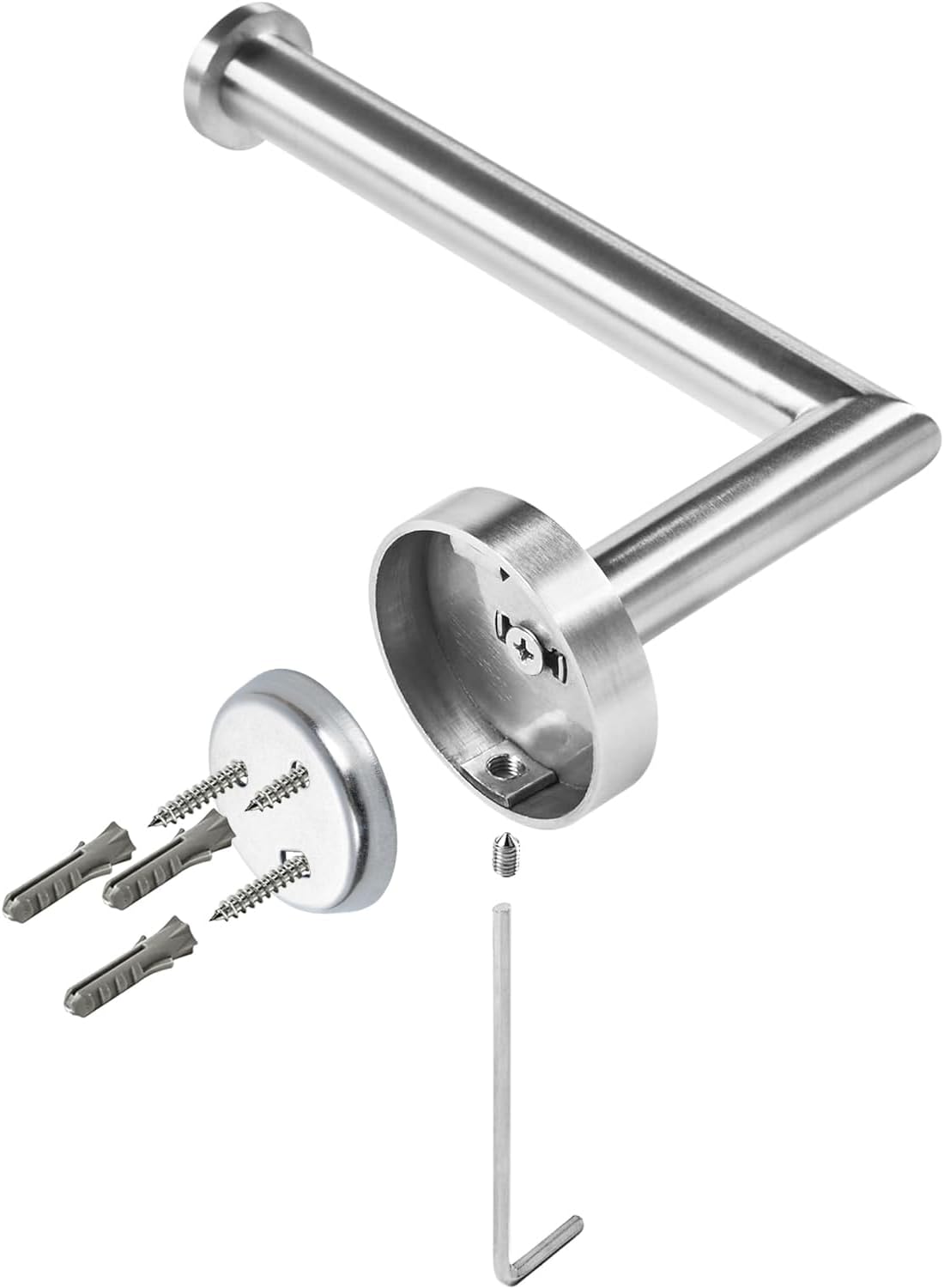 HITSLAMWall-Mount Stainless Steel Toilet Paper Holder