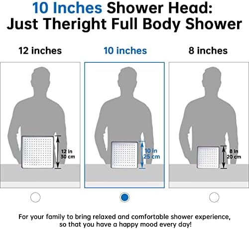G-Promise All-Metal 10-Inch Rain Shower Head
