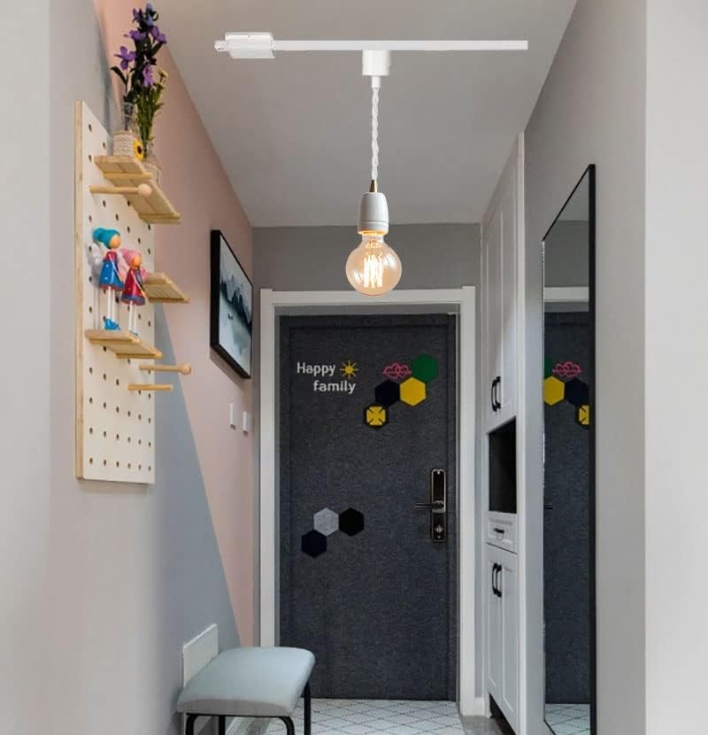 KAYYELAMP H Track Pendant Light No Bulb No Track