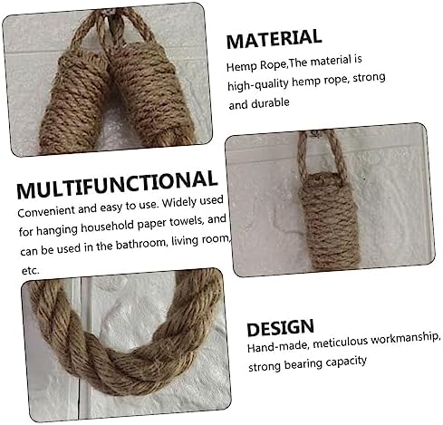 Rustic Hanging Toilet Paper Holder for Home Use