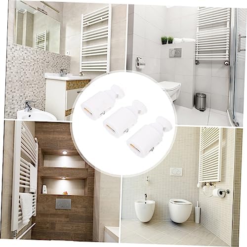 Hohopeti Bathroom Shower Hooks Set of 3 Space-Saving Towel Holders