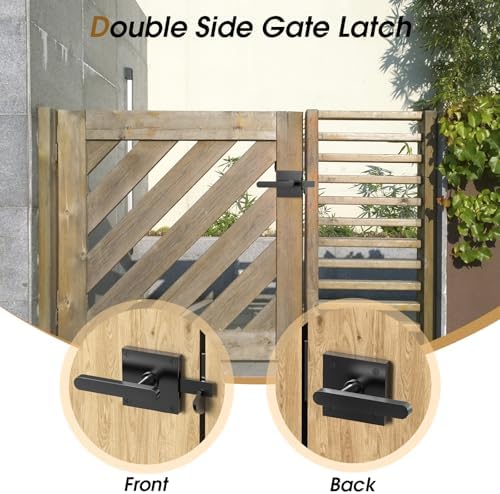 Sturdy Durable Wooden Fence Gate Latch