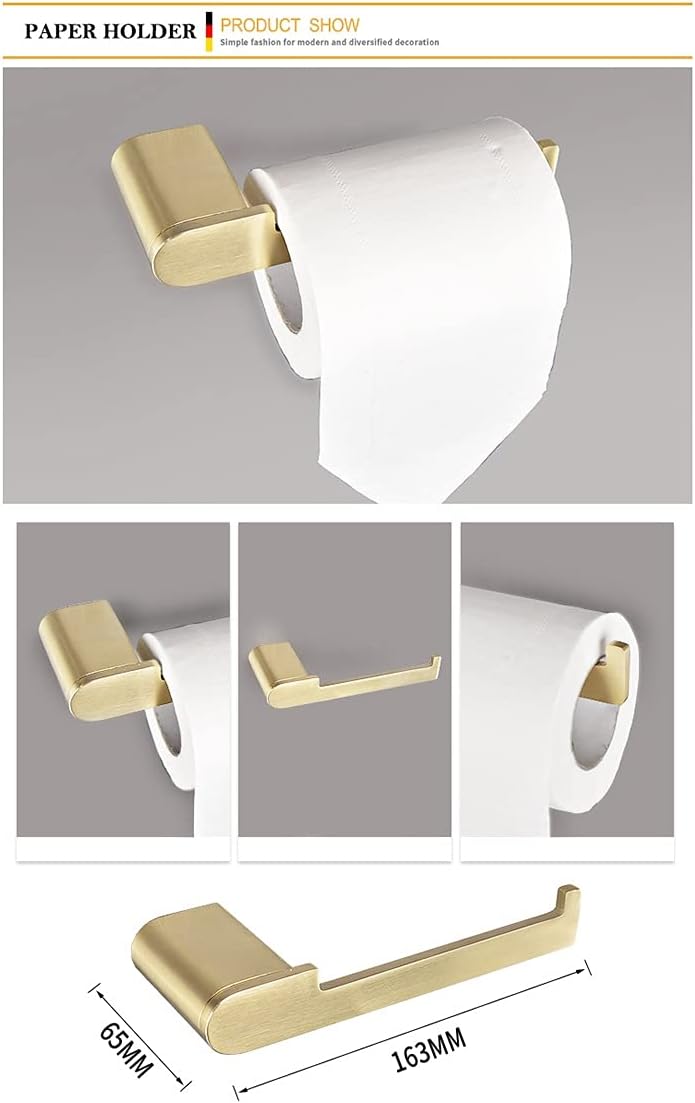 Sturdy Stainless Steel Bathroom Towel Ring Bathroom Organizer Paper Holder