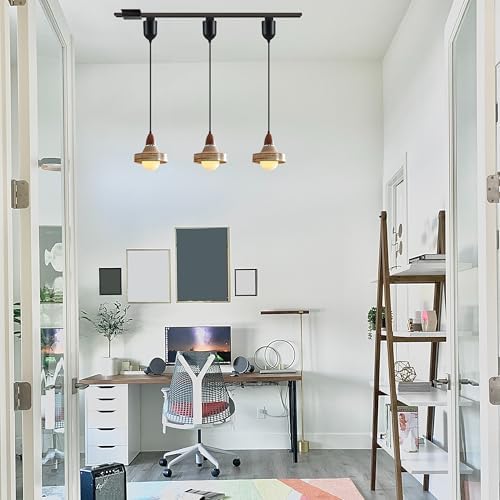 Kiven L Style 2-Wire Track Pendant Light with Ceramic Shade 1