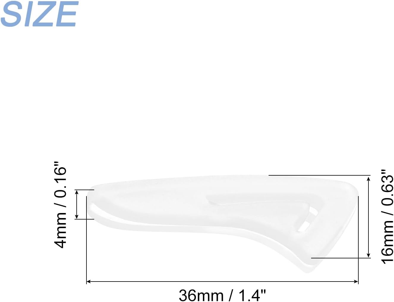 uxcell 50Pcs Transparent Knife Tip Protectors for Kitchen