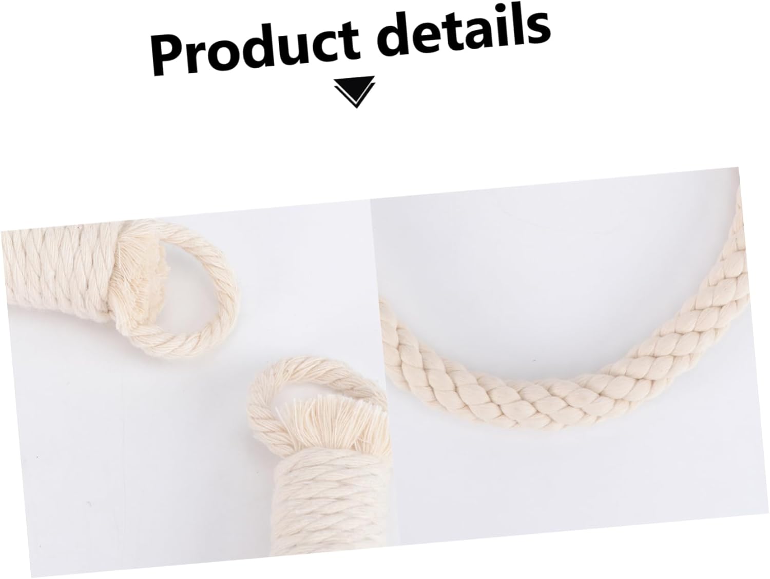 Wall-Mounted Durable Rope Hanging Toilet Paper Holder