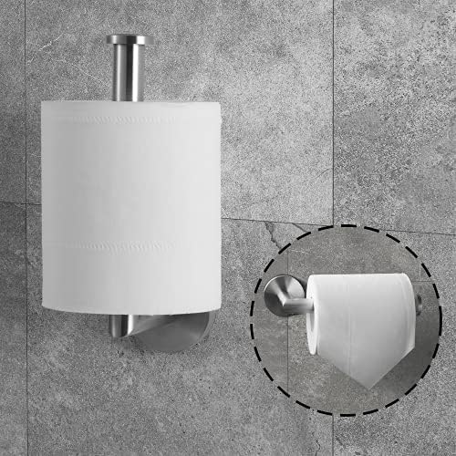 HITSLAMWall-Mount Stainless Steel Toilet Paper Holder