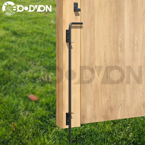 24 Cane Bolt Drop Rod Gate Hardware - Durable Weatherproof Gate Latch 1 Pack