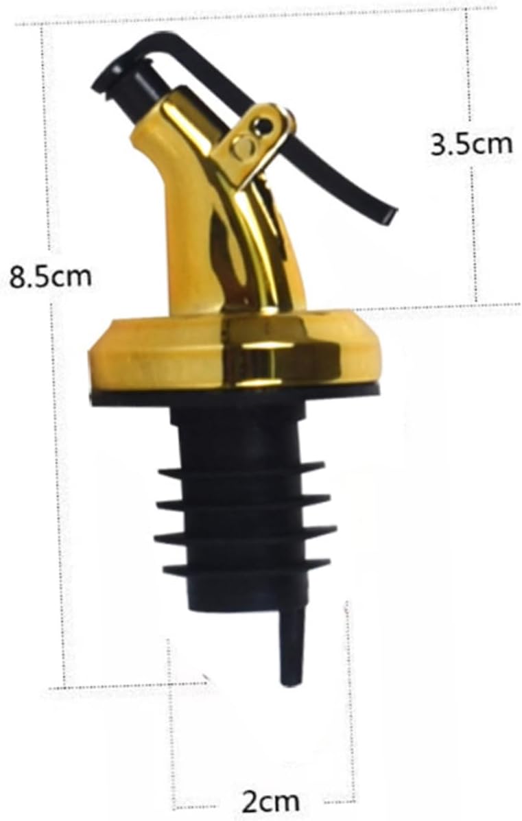 Alipis 12 Pcs Oil Nozzle Dispenser Set with Brush Lid