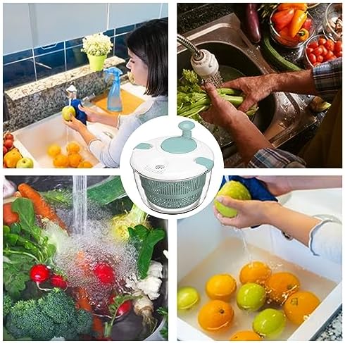 Vansza Salad Dryer Spinner - 10 Sec Water Removal