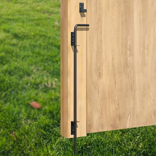 24 Cane Bolt Drop Rod Gate Hardware - Durable Weatherproof Gate Latch 1 Pack