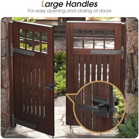 Sturdy Durable Wooden Fence Gate Latch