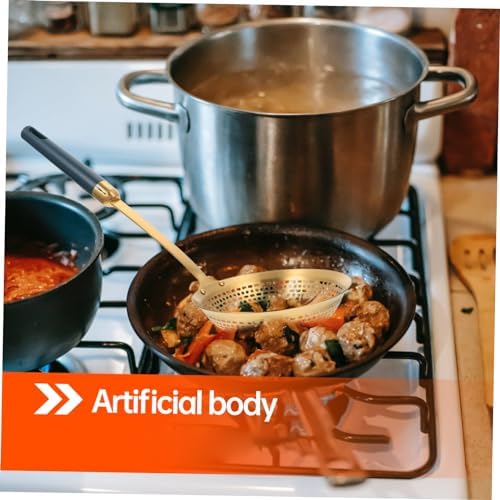 1pc Stainless Steel Frying Skimmer with Handle