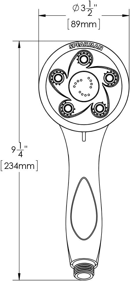 Experience Unmatched Performance with Speakman VS-2007 Napa Anystream Adjustable Shower Head