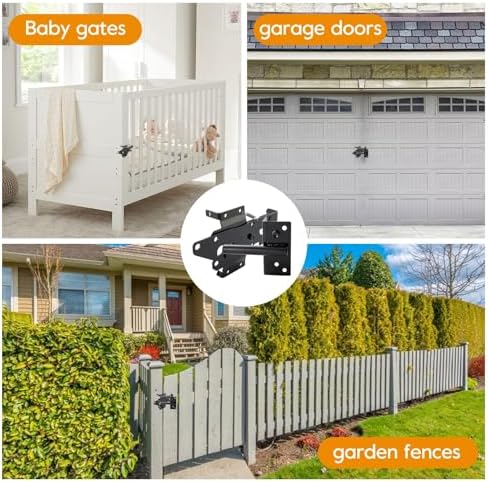 Secure Durable Wooden Fence Gate Latch