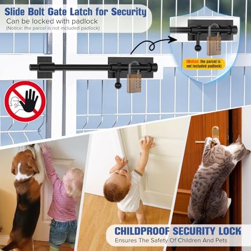 Premium Barrel Bolt Latch Door Lock for Rust-Resistant Use