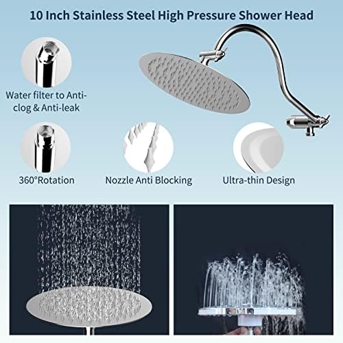 High-Pressure Rainbow Shower Head