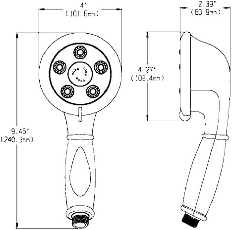 Effortless High-Pressure Chelsea Shower Head