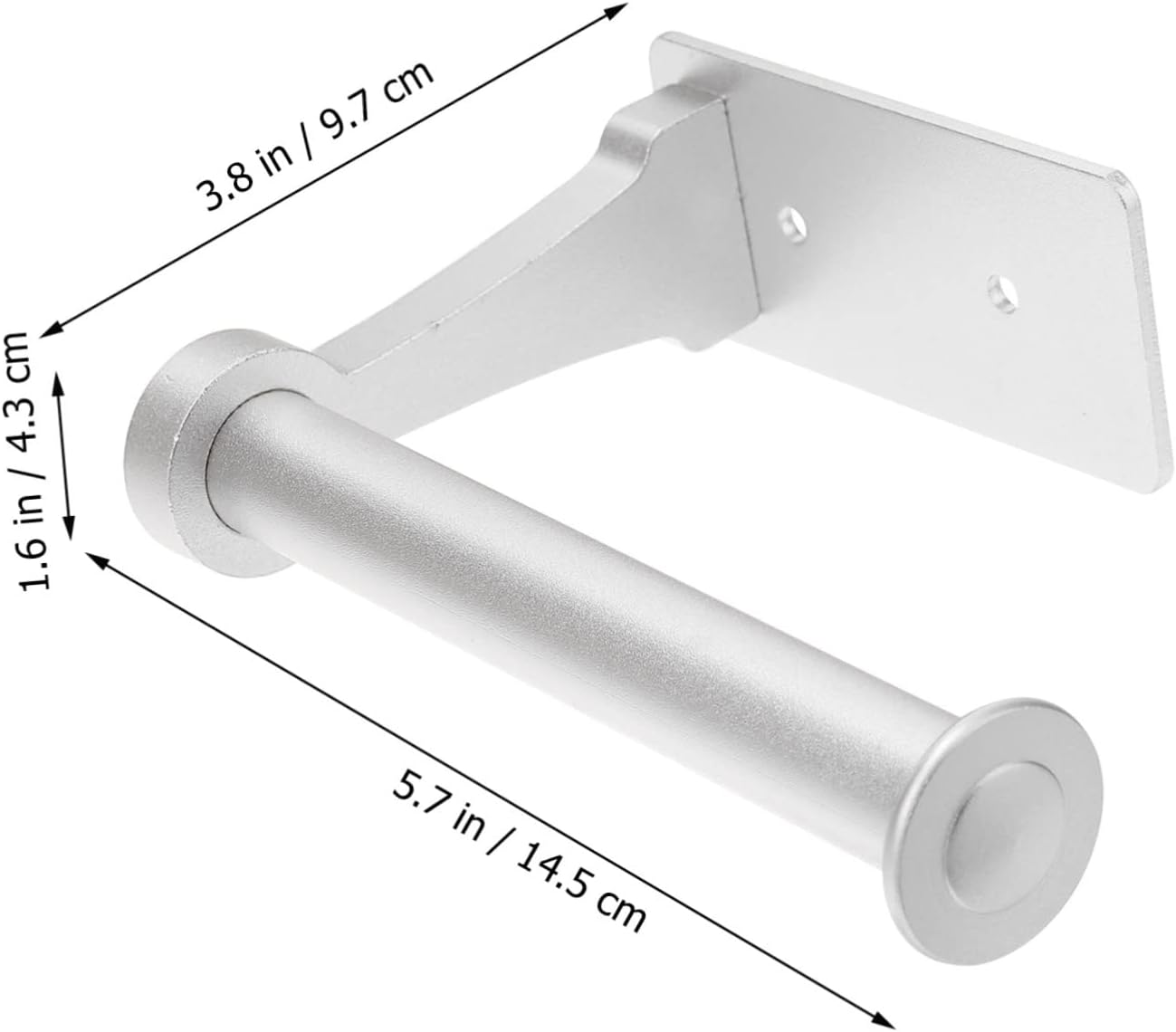 SEWACC Bathroom Paper Holder Metal Tissue Shelf