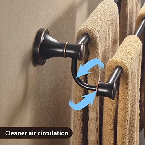 WOLIBEER Bronze Towel Holder 180 Rotatable