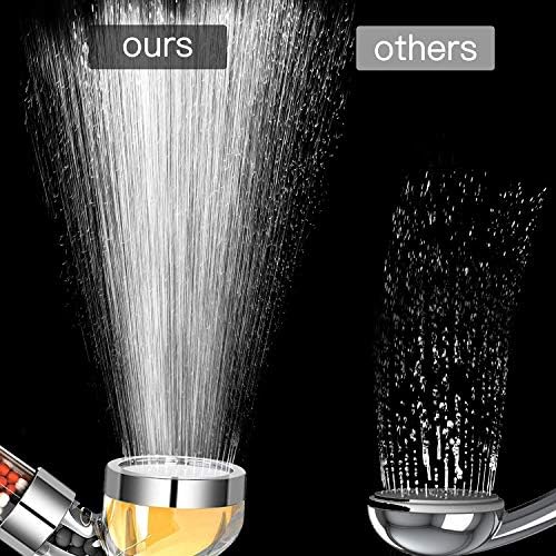 Vitamin C shower head with mineral stone technology