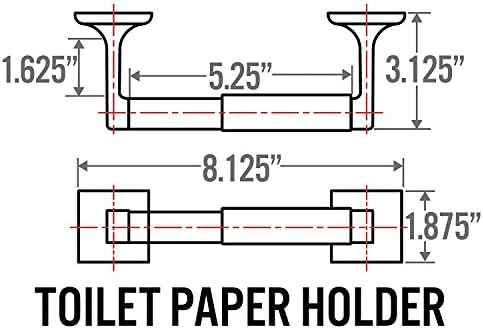 Randall Brushed Nickel Toilet Paper Holder