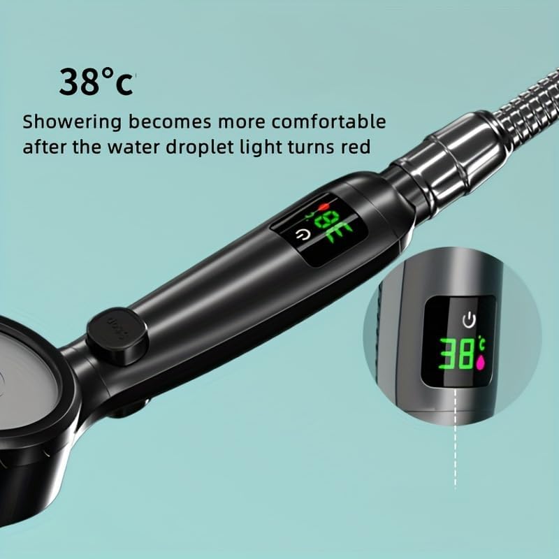 4 Adjustable LED Handheld shower head for Bathroom use