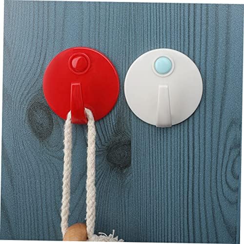 VILLCASE Red Adhesive Hooks Set 20pcs