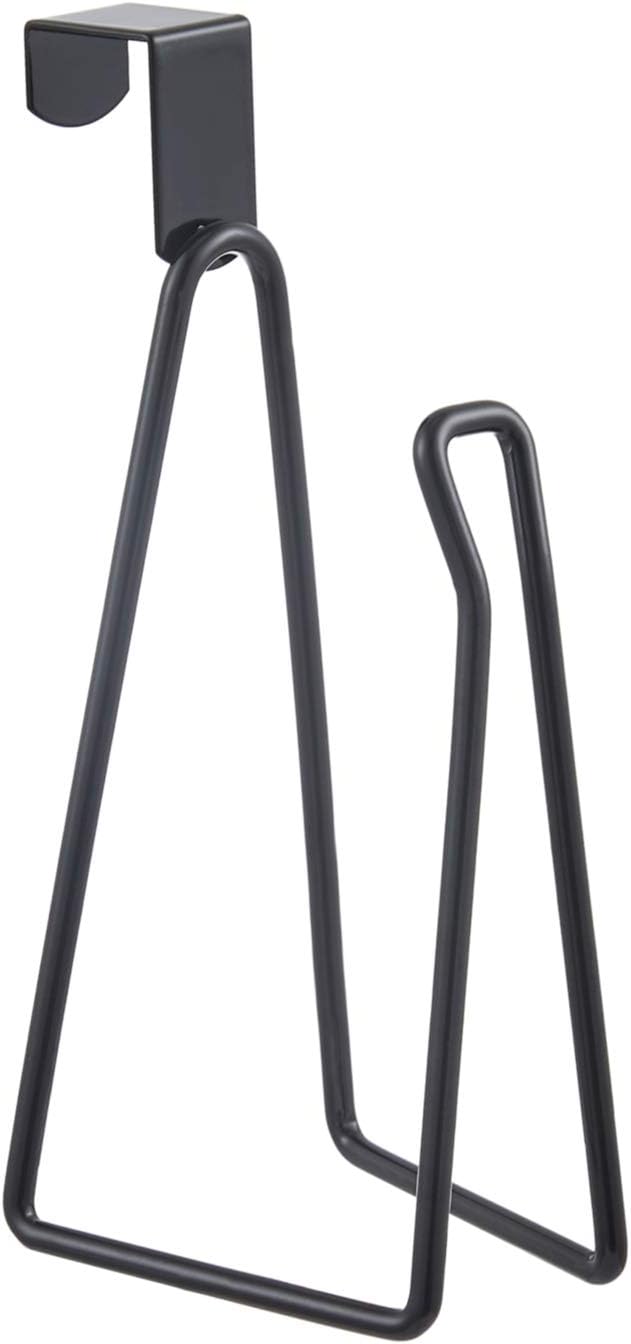 YININE Metal Toilet Paper Holder Stand Black