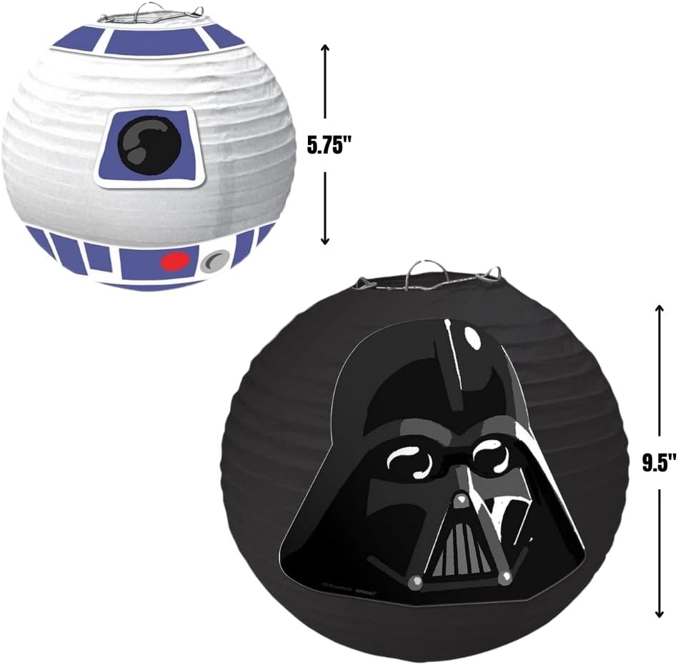 Star Wars Galaxy Paper Lanterns 3-Pack - Assorted Designs
