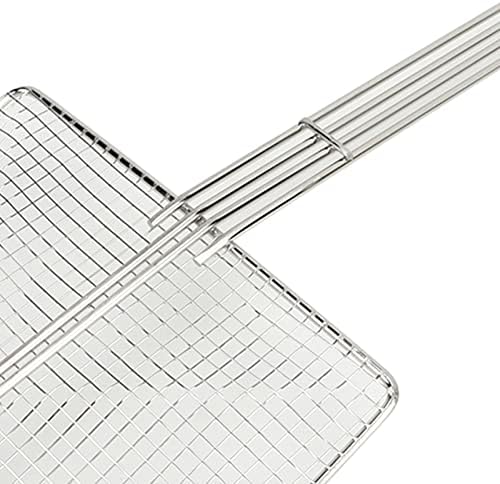 Stainless Steel Skimmer Ladle with Mesh Strainer for Cooking and Frying