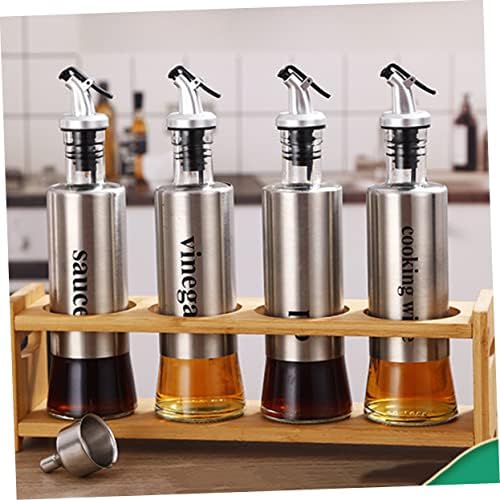 Alipis 12 Pcs Oil Nozzle Dispenser Set with Brush Lid
