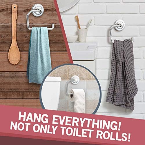 JD Jack NDrill Toilet Paper Holder with Free Towel Hook 1