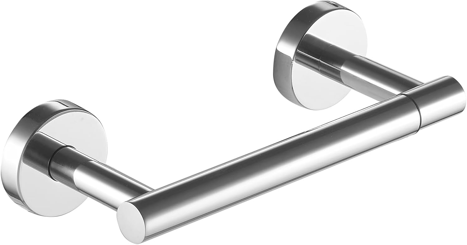 Sturdy and Stylish Double-Post Toilet Paper Holder