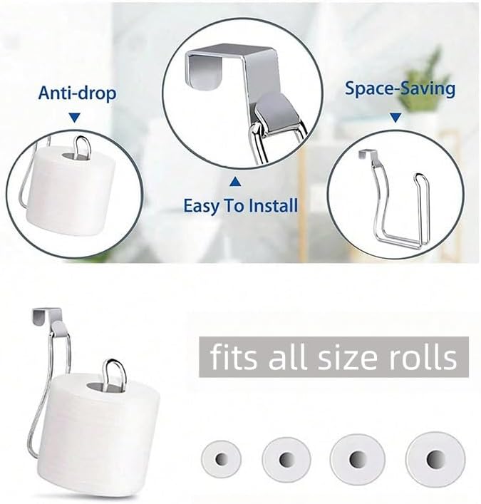 JWlock Stainless Steel Toilet Paper Holder 2-Pack