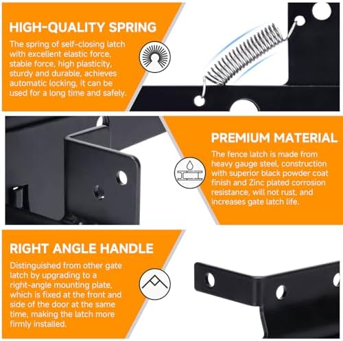 Xiuying Feng Self-Locking Gate Latch - Durable Fence Security