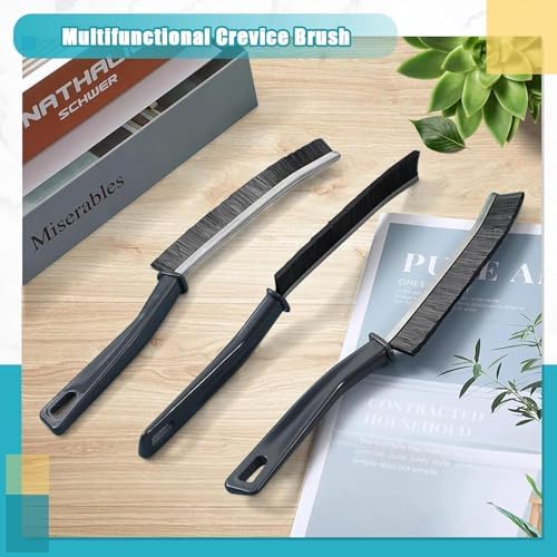 Merkia 5 Pcs Hard Bristle Crevice Cleaning Brush Set