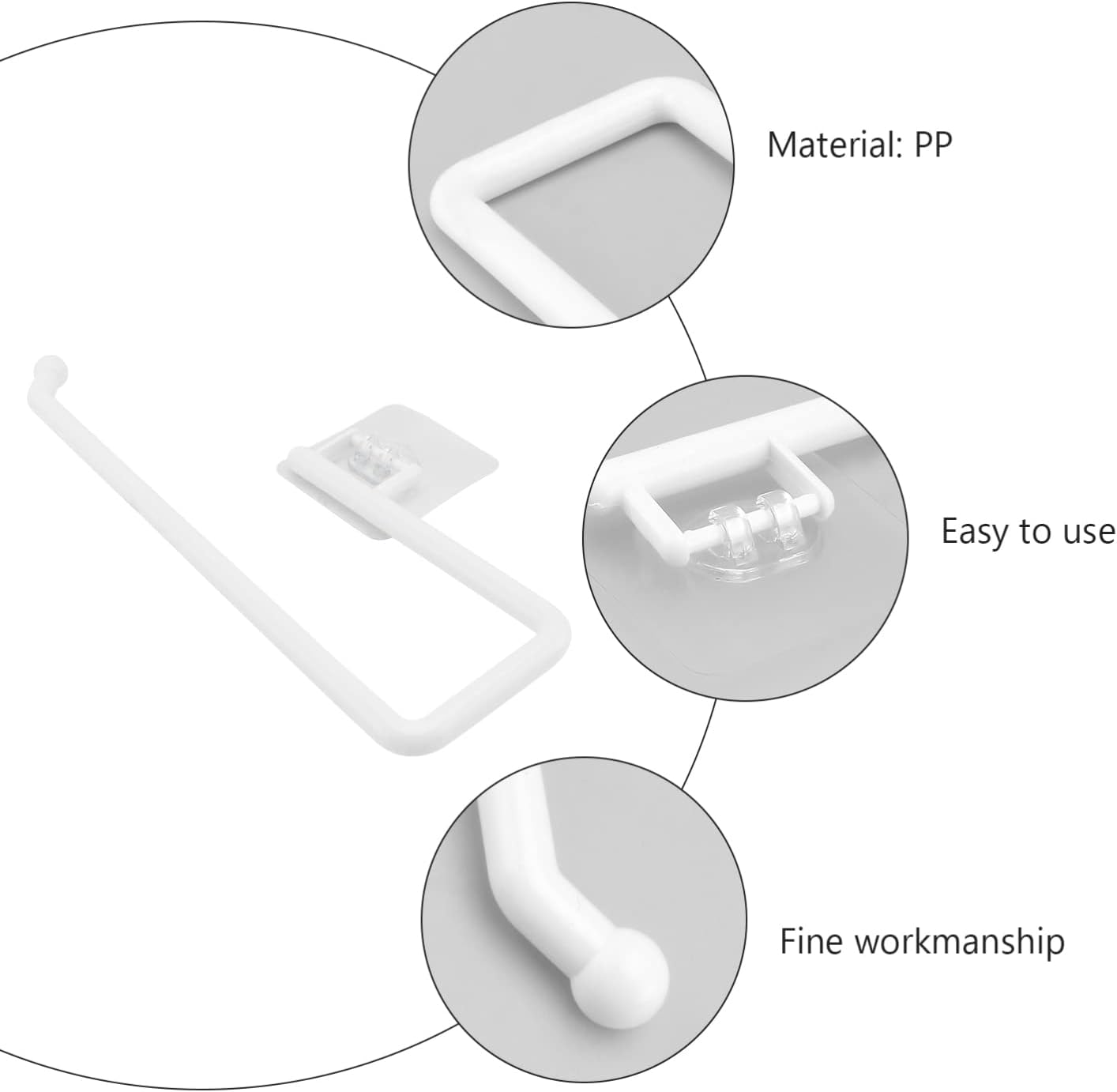 Stylish Wall-Mounted Toilet Paper Holder