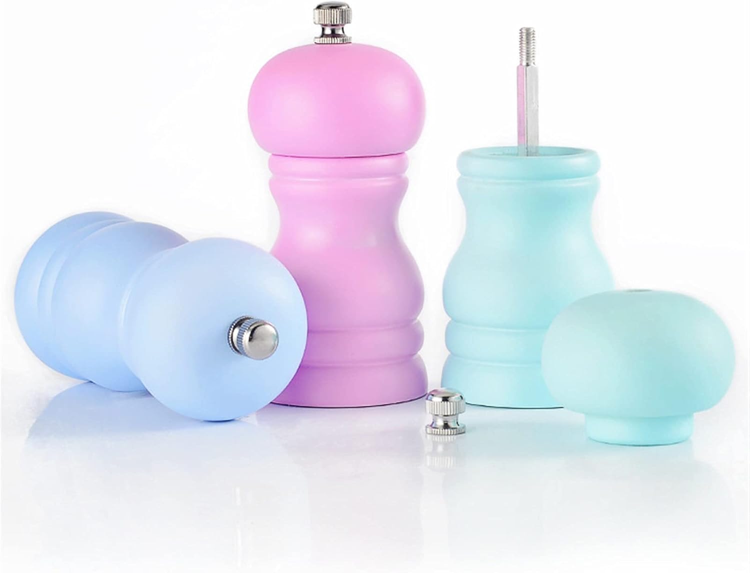 LEIXIUSM Salt Pepper Mill Shakers - Manual Spice Grinder