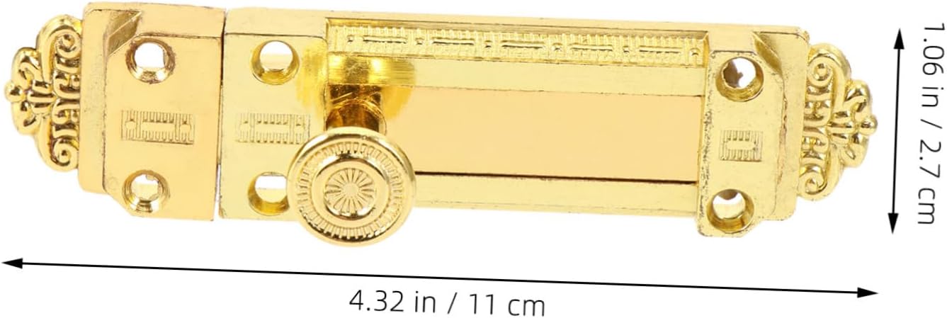 Secure Antique Copper Door Latch for Home Garden