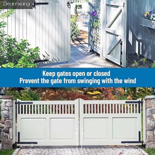 Dreamxiang 24 Heavy Duty Cane Bolt Gate Drop Rod Hardware