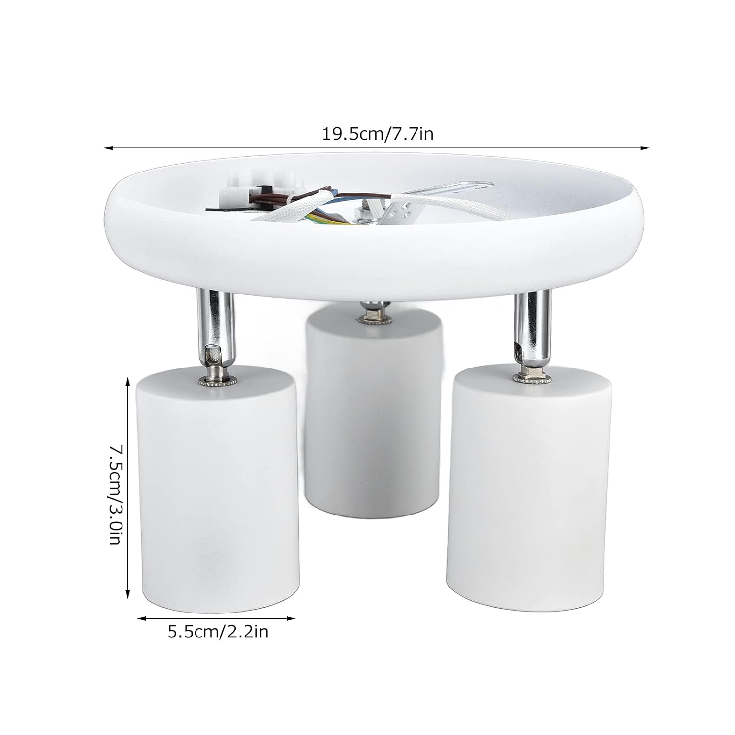Sutinna Ceiling Spotlight Holder with Rotatable Base