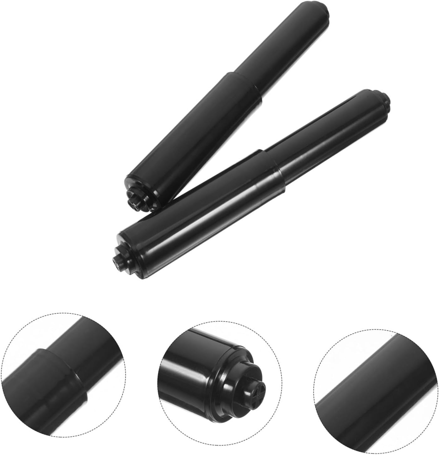 OSALADI 4pcs Spring Loaded Toilet Paper Holder Rod Replacement