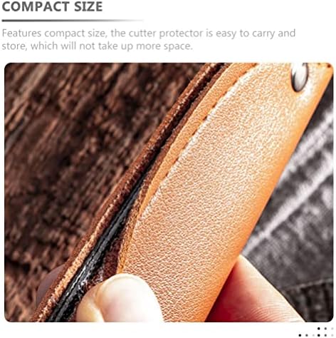 TOPBATHY 2pcs Leather Fish Filleting Knife Guards with Belt Loop