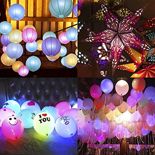 KITOSUN 30 Pack Warm White Paper Lantern LED Lights