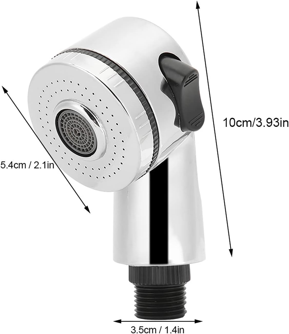Handheld shower head 2 adjustment settings salon shower use
