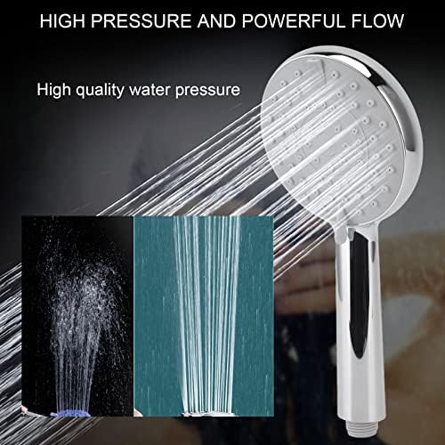 Vs 5 Pressure Settings - Ergonomic Handheld Shower Head Silver