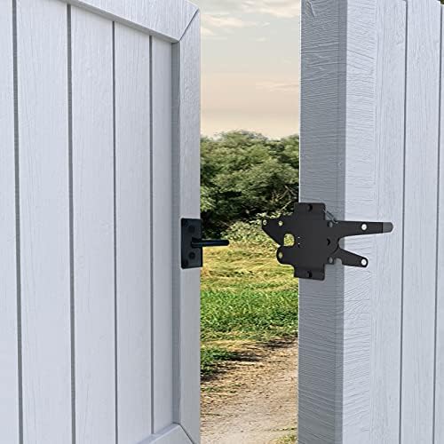 Durable Self-Closing Gate Latch for Outdoor Spaces