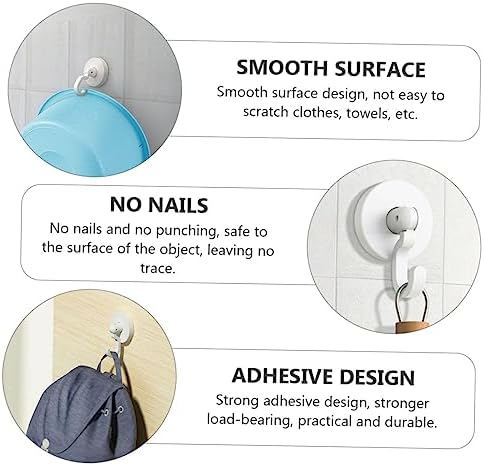ABOOFAN Wall Adhesive Hooks for Bathroom and Kitchen