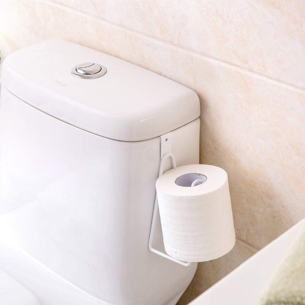 Simple Metal Holder for Toilet Tank Storage